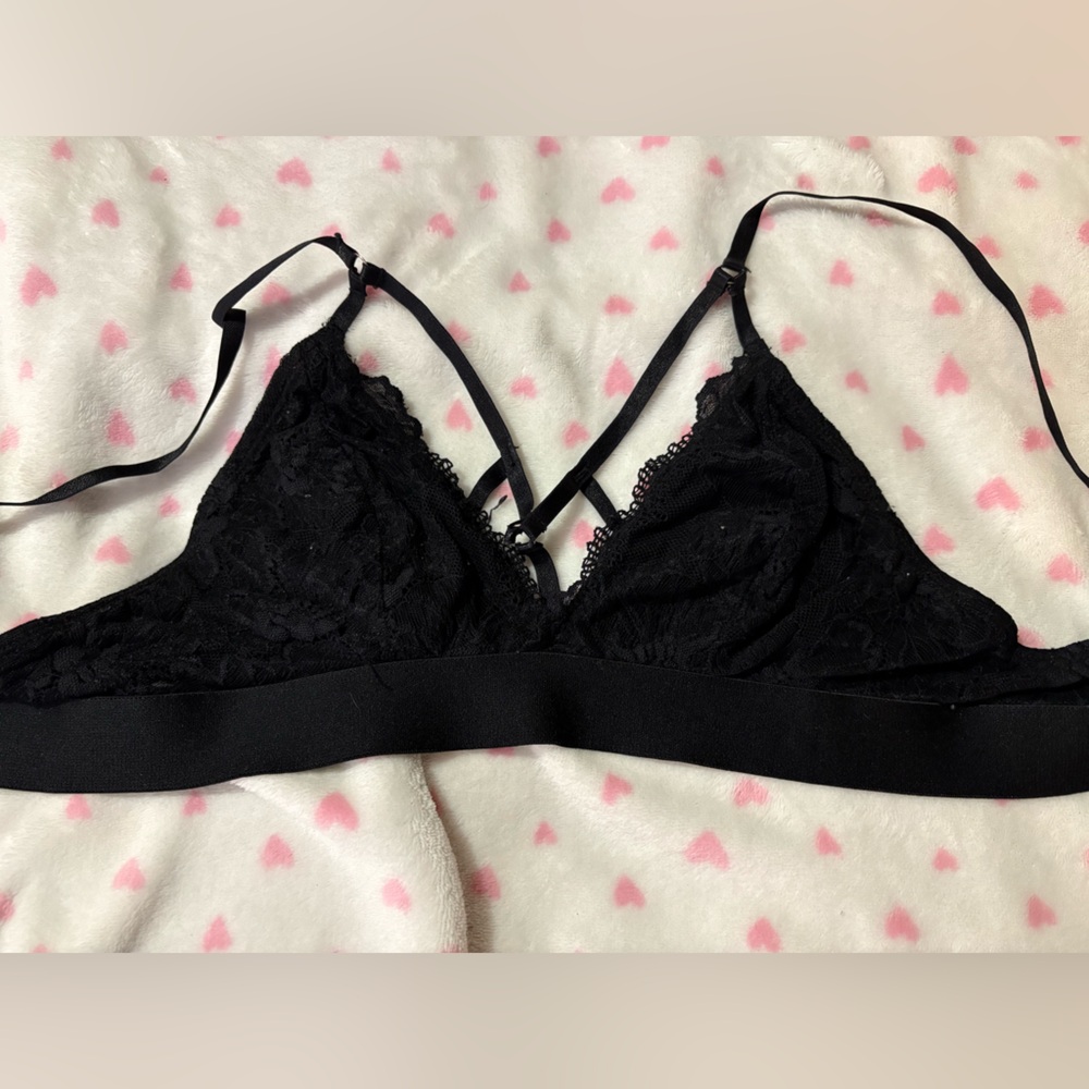 Elegant Black Lace Bralette